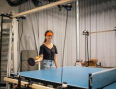 科技助力视障群体参和乒乓球运动