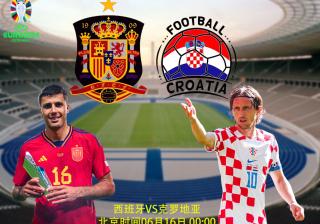【欧洲杯前瞻】欧洲杯比分前瞻：西班牙VS克罗地亚；西班牙占上风