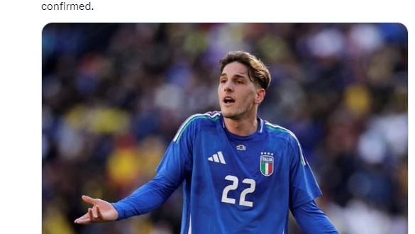 【欧洲杯新闻】罗马诺确认尼科洛·扎尼奥洛脚部轻微骨折将缺席2024年欧洲杯