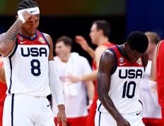 承认失败！美国男子篮球爆冷出局，爱德华兹称赞德国队，三分球太强了-68直播NBA